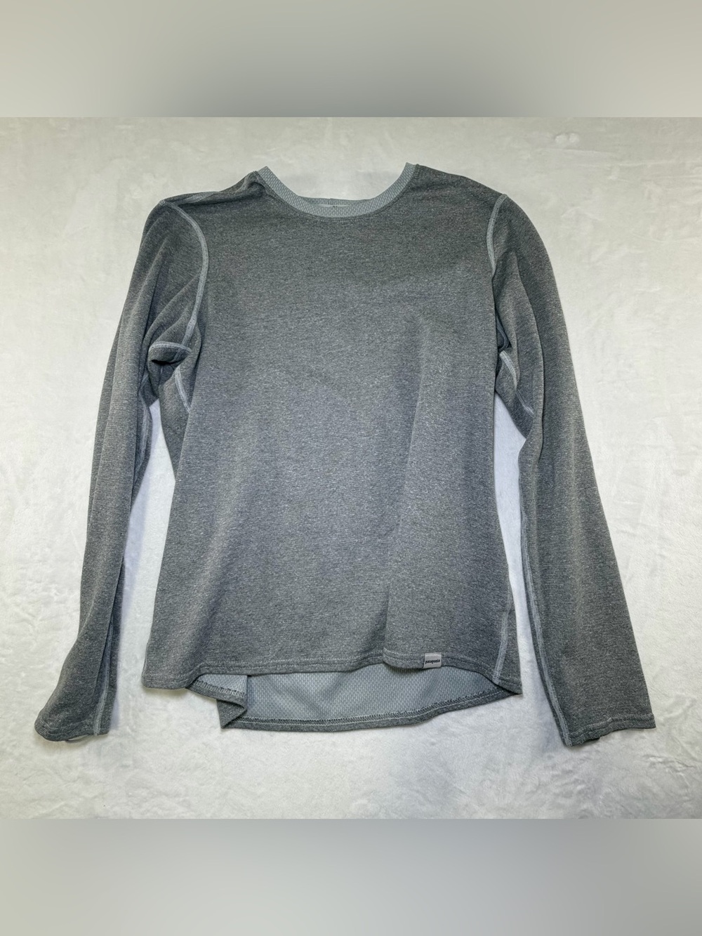 Gray Long-Sleeve Performance Shirt
